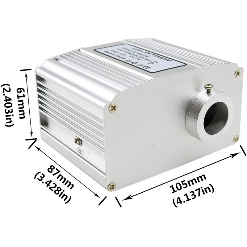 DC12V 10W RGBW / White Twinkle LED Starlight Fiber Optic Illuminator With RF Remote